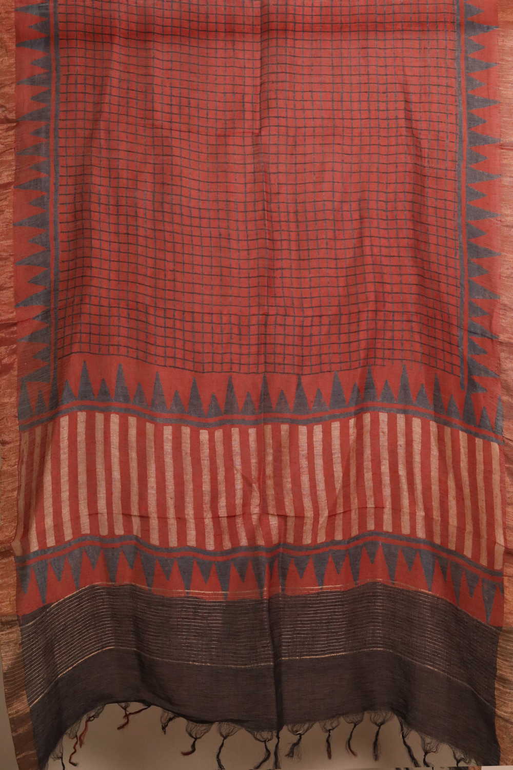 Linen Top & Dupatta - Matkatus 