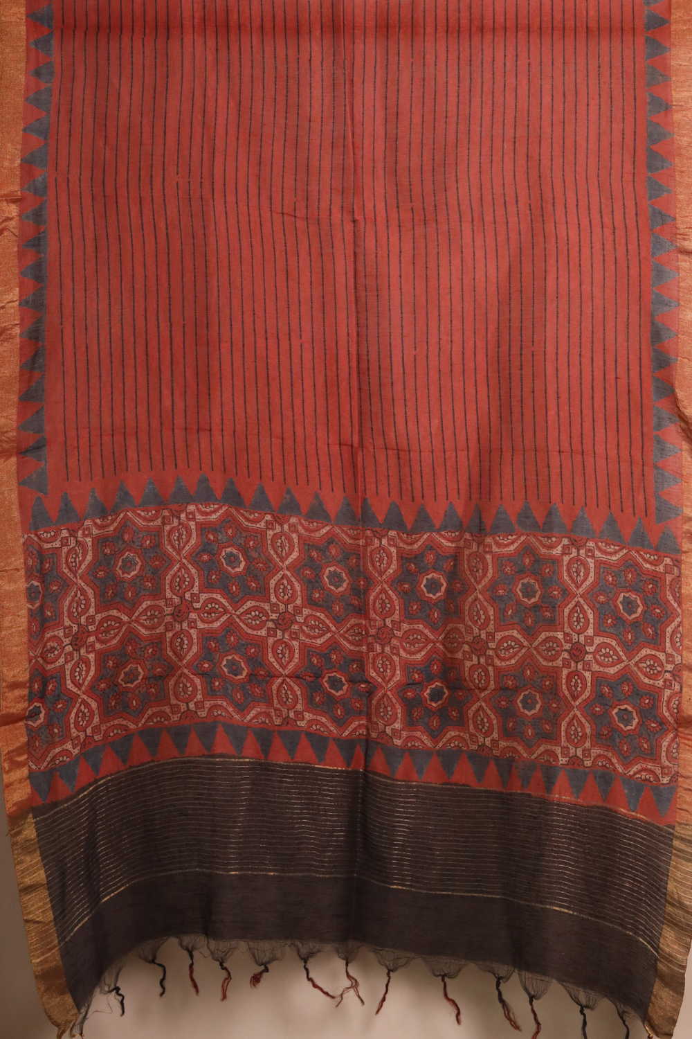 Linen Top & Dupatta - Matkatus 
