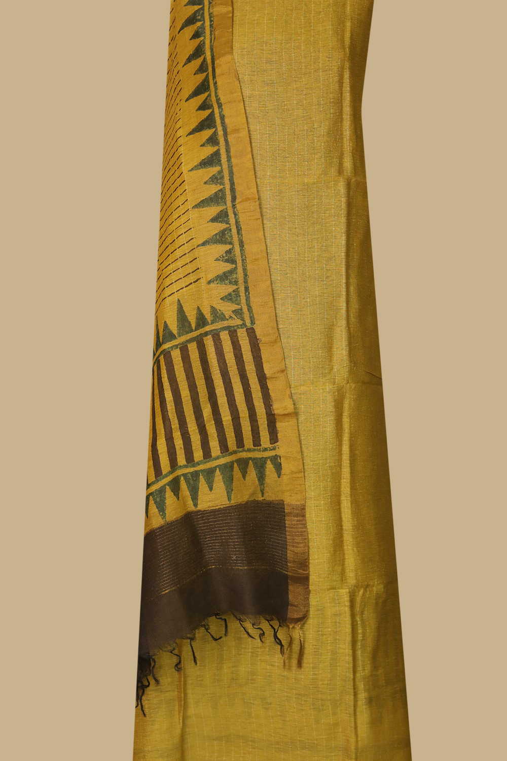 Linen Top & Dupatta - Matkatus 