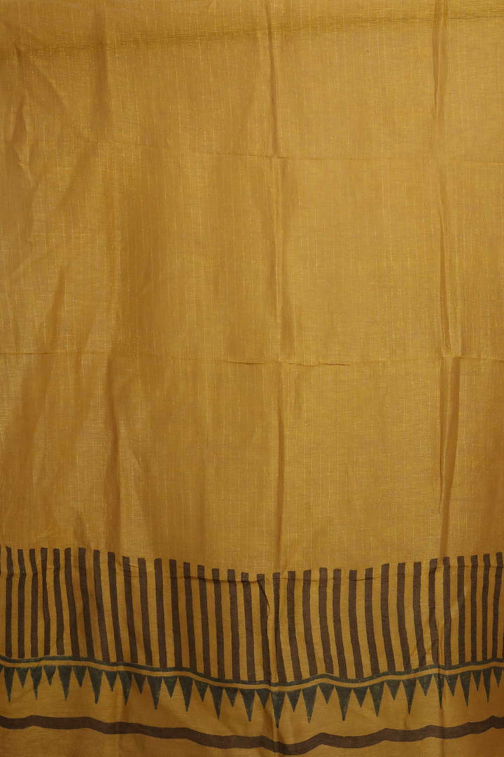 Ajrak Linen Top & Dupatta - Matkatus 