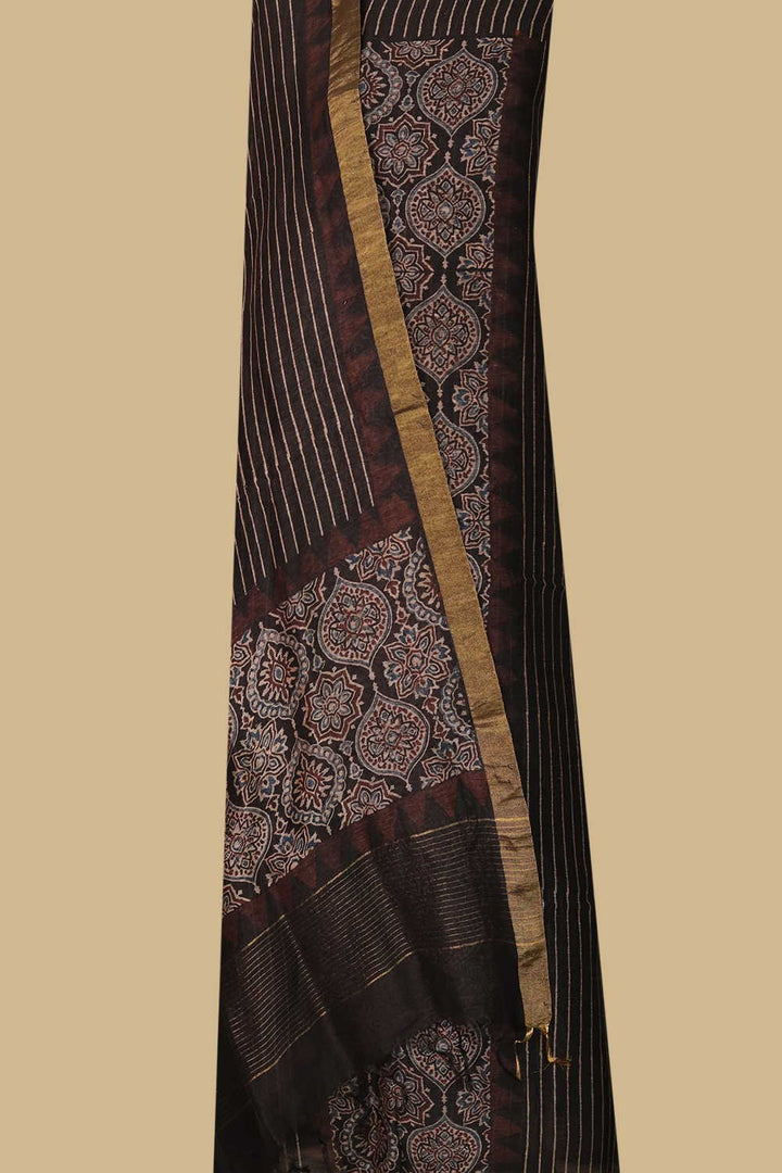 Linen Top & Dupatta - Matkatus 
