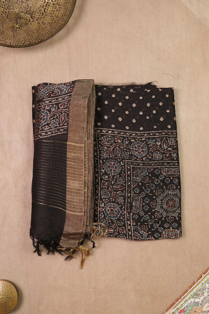 Linen Top & Dupatta - Matkatus 