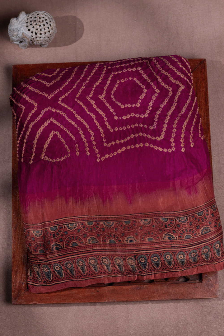Bandhani Silk Saree - Matkatus 