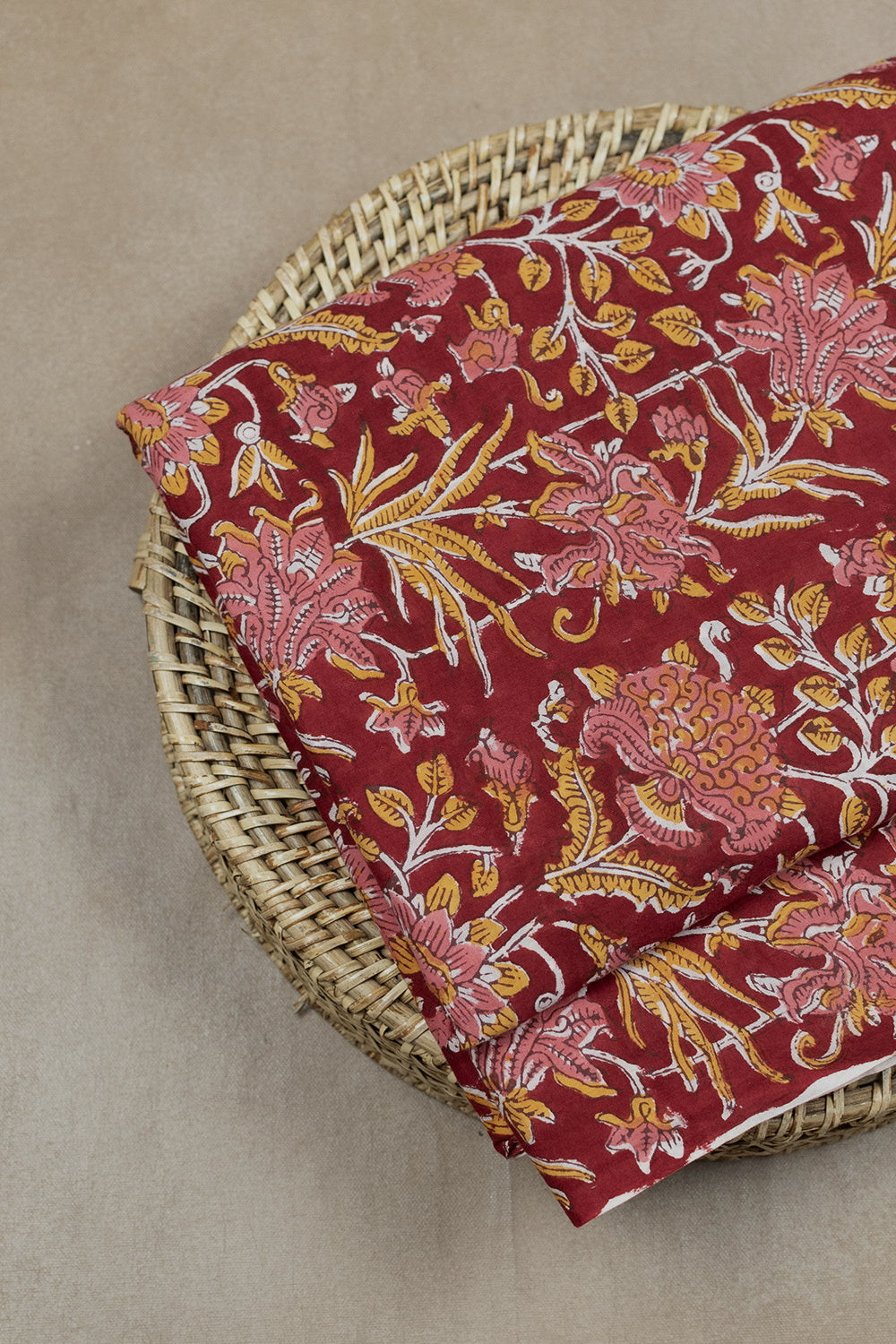 Block Printed Fabric-Matkatus 