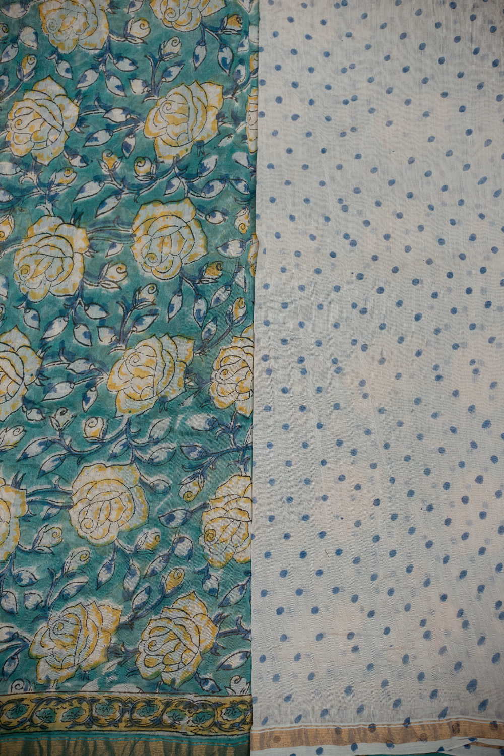 Block Printed Saree-Matkatus 