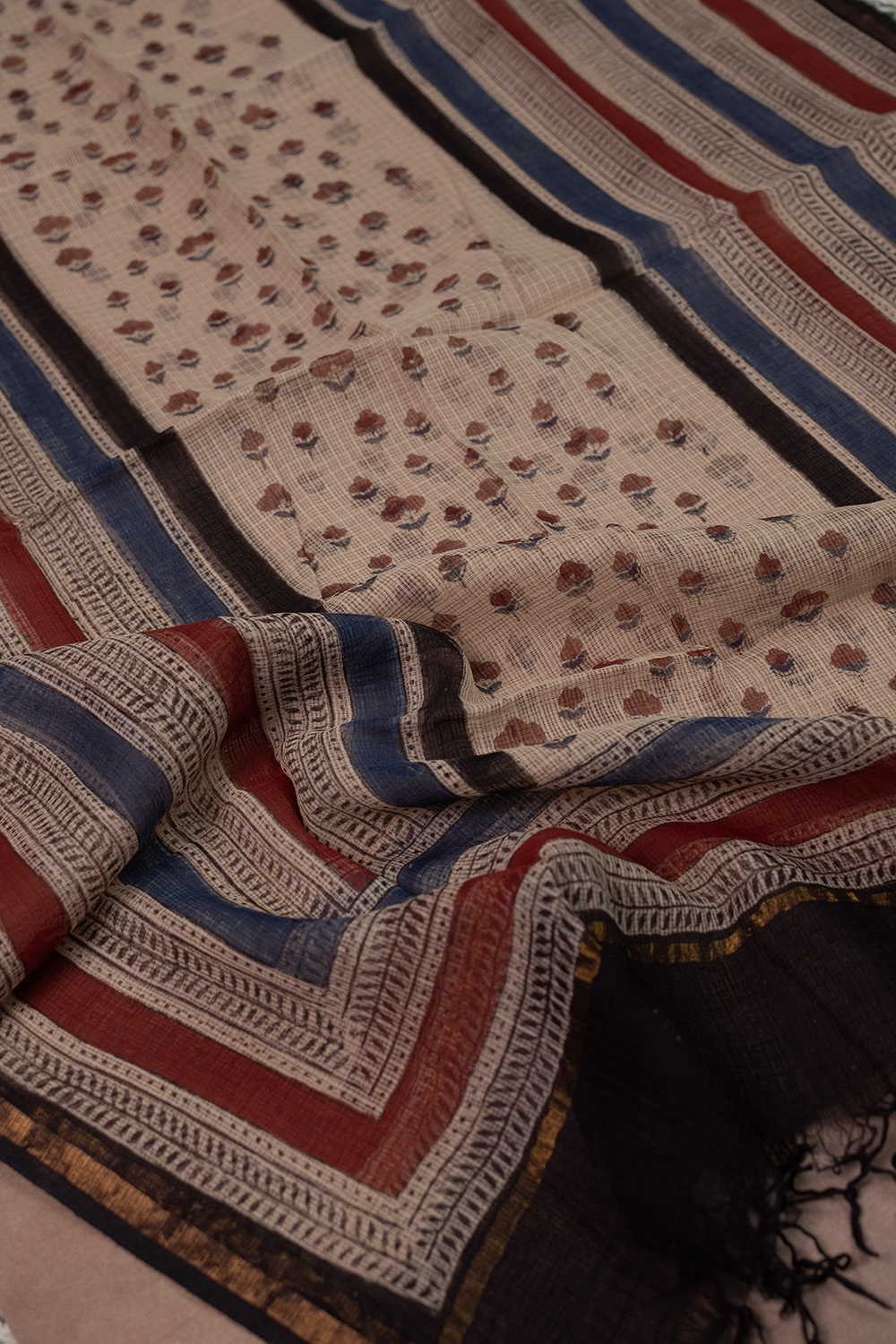 Block Printed Dupattas - Matkatus 