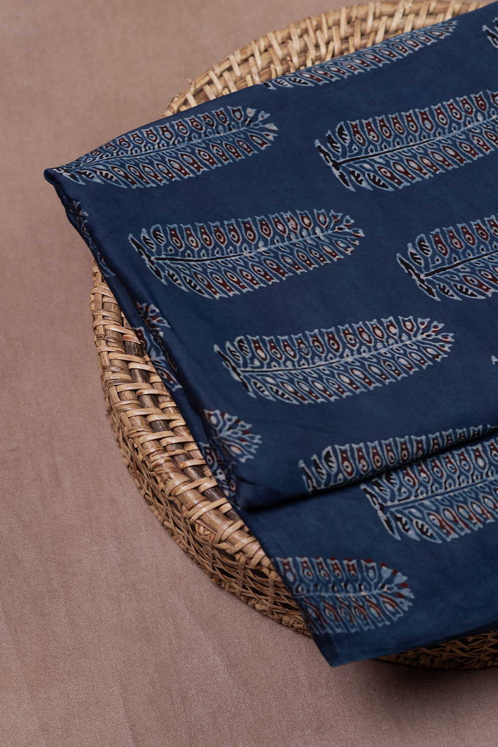 Ajrak Modal Silk Fabric - Matkatus 