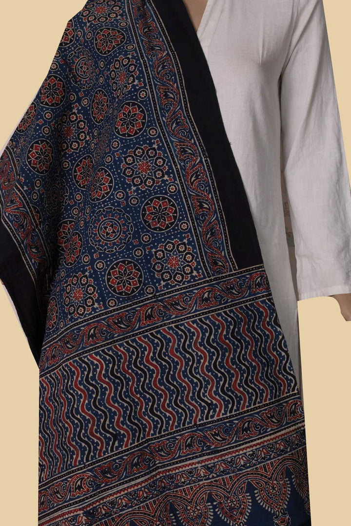 Block Printed Stole - Matkatus 