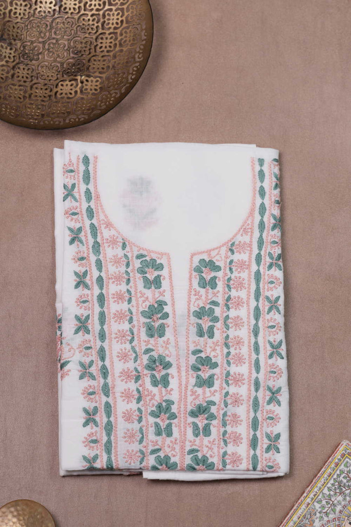 Chikankari Kurta Fabric - Matkatus 