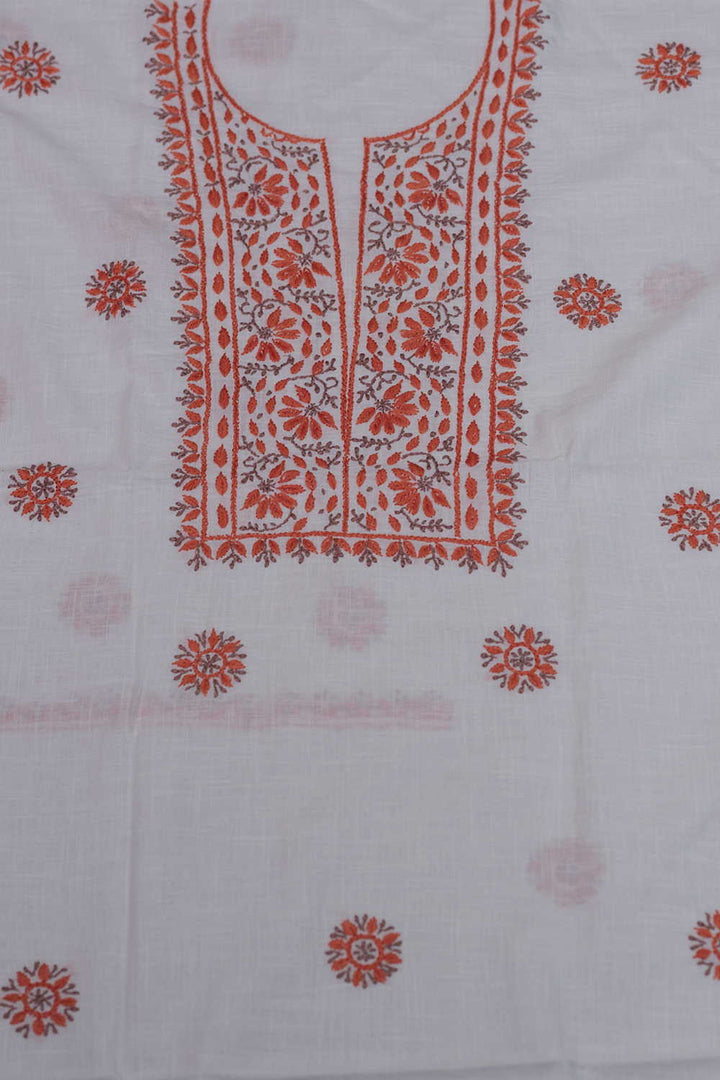 Chikankari Kurta Fabric - Matkatus 