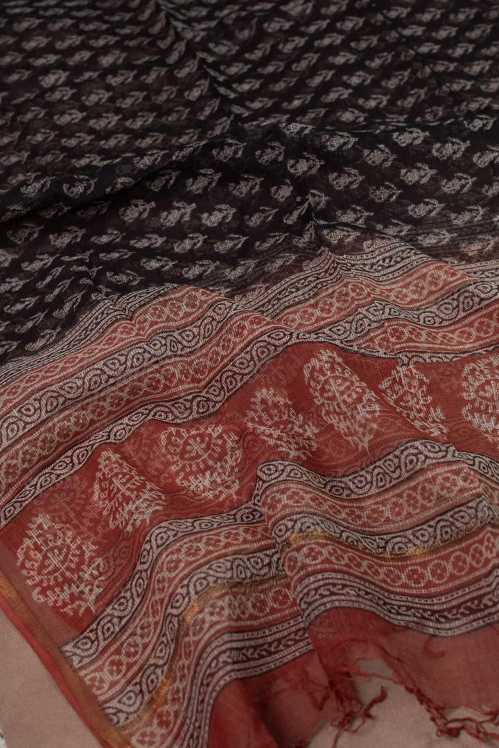 Block Printed Dupattas - Matkatus 