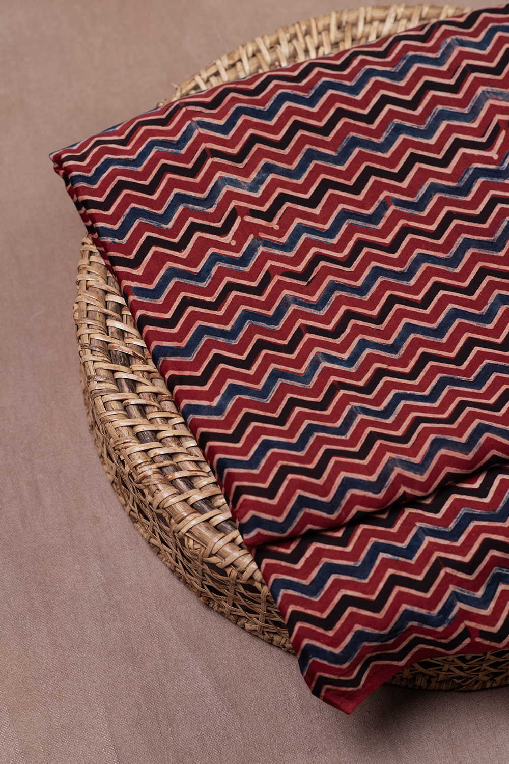 Ajrak Modal Silk Fabric - Matkatus 