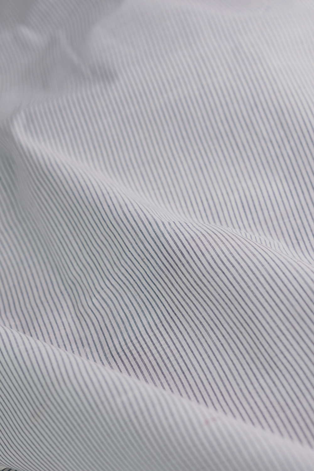 Grey Stripe Mangalagiri Cotton Fabric