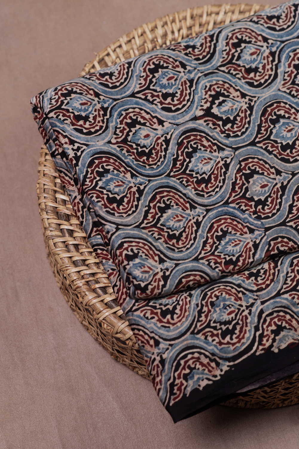 Ajrak Modal Silk Fabric - Matkatus 