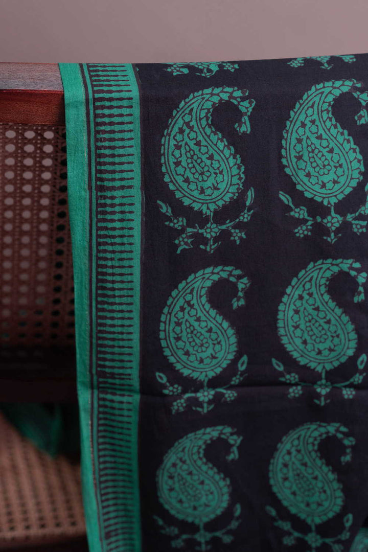 Bagh Print Cotton Fabric - Matkatus