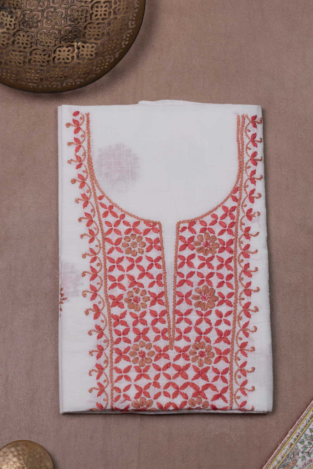 Chikankari Kurta Fabric - Matkatus 