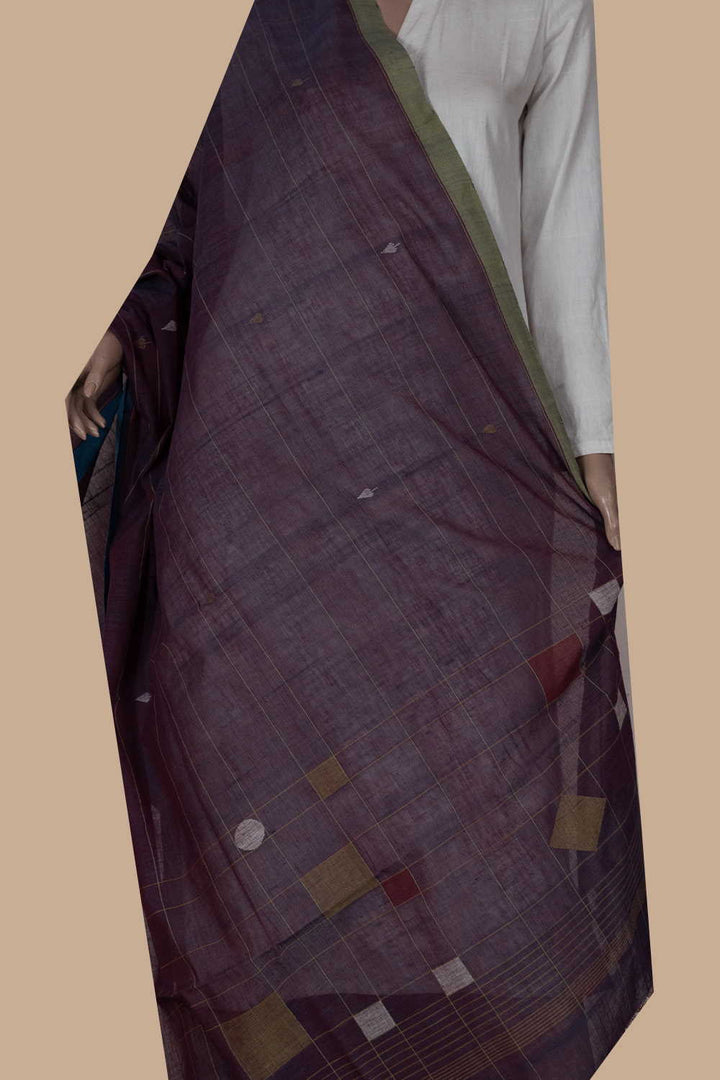 Handspun Dupatta-Matkatus 