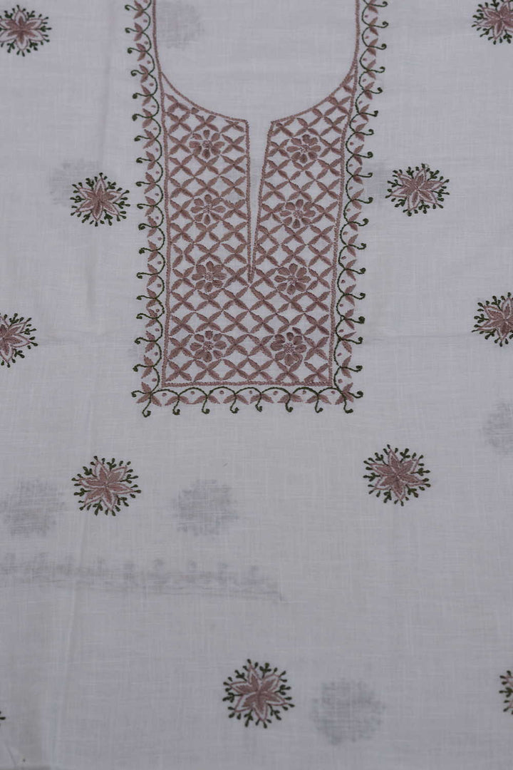 Chikankari Kurta Fabric - Matkatus 