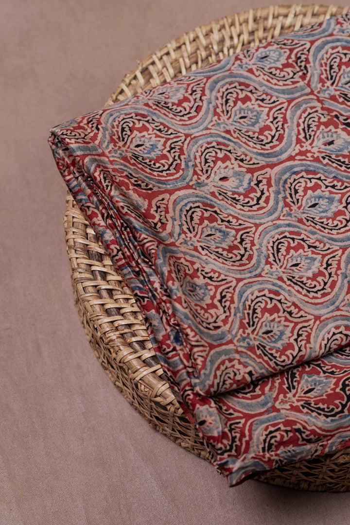 Ajrak Modal Silk Fabric - Matkatus 