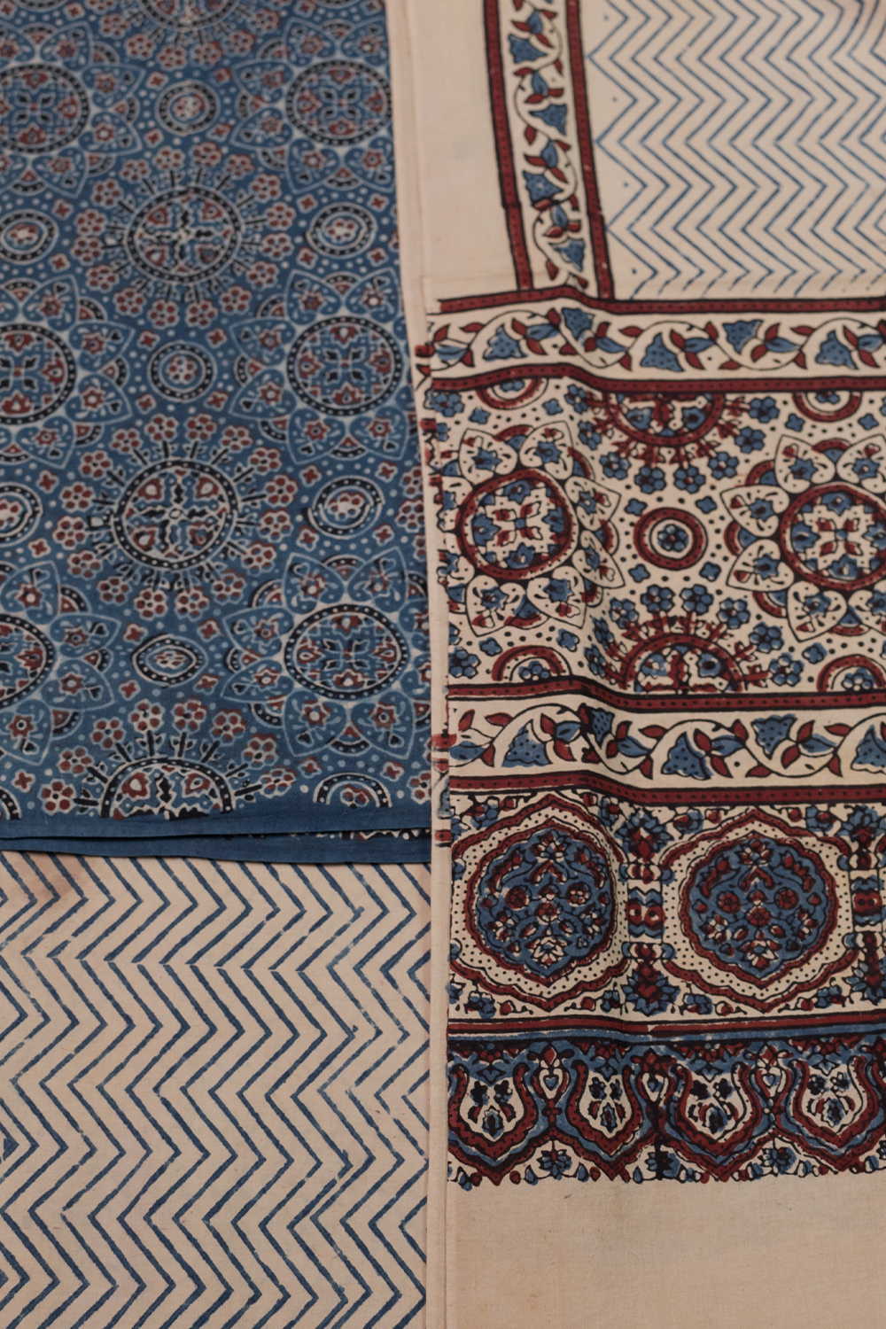 Block Printed Cotton Suits - Matkatus 
