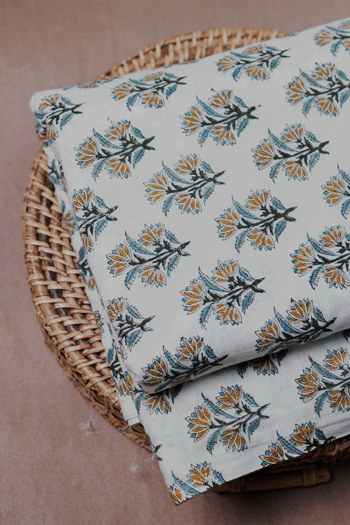 Block Printed Fabric-Matkatus 