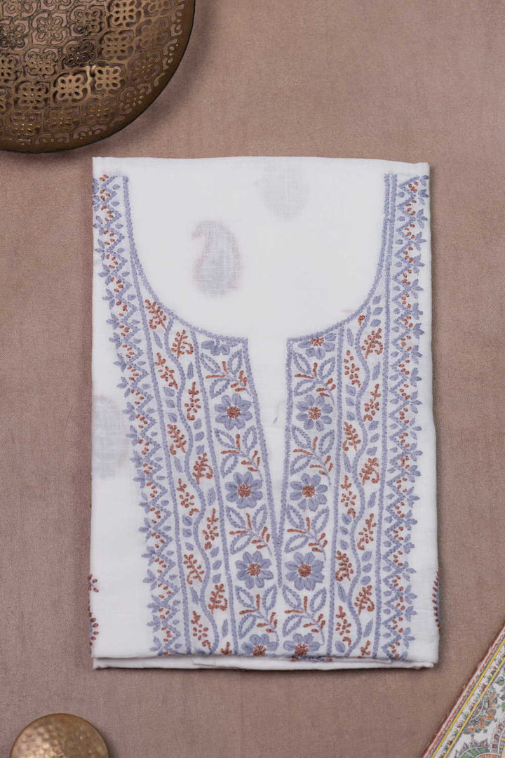 Chikankari Kurta Fabric - Matkatus 