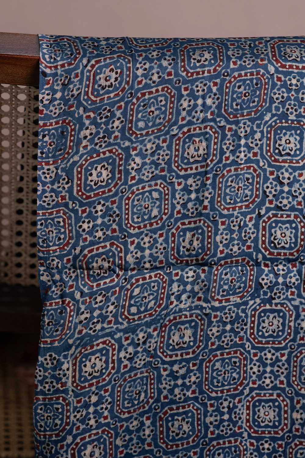 Ajrak Modal Silk Fabric - Matkatus 