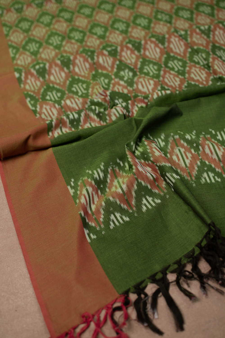 Ikat Cotton Dupatta - Matkatus
