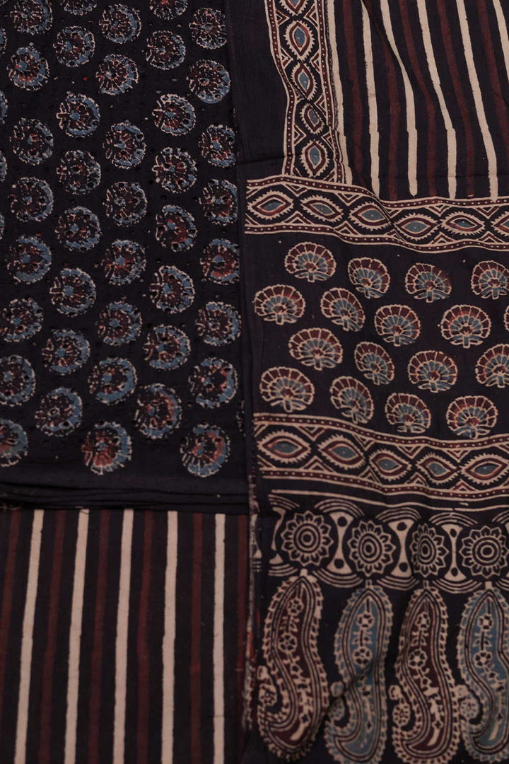 Block Printed Cotton Suits - Matkatus 