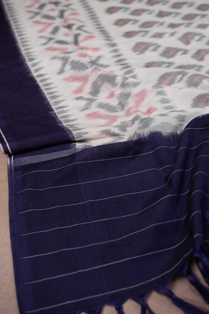 Ikat Cotton Dupatta - Matkatus