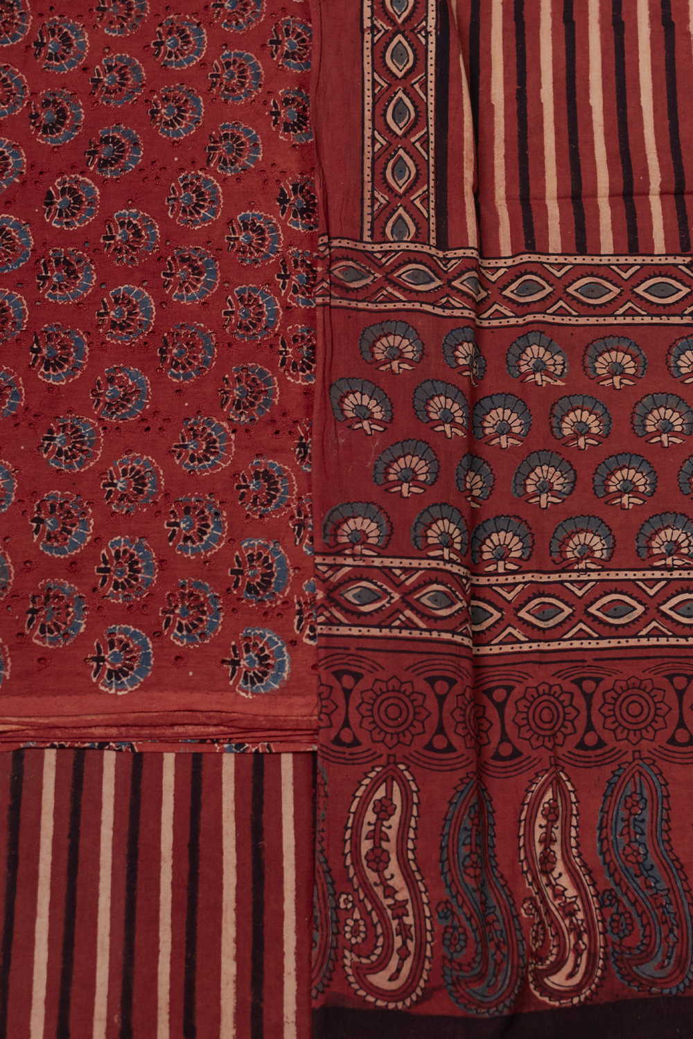 Block Printed Cotton Suits - Matkatus 