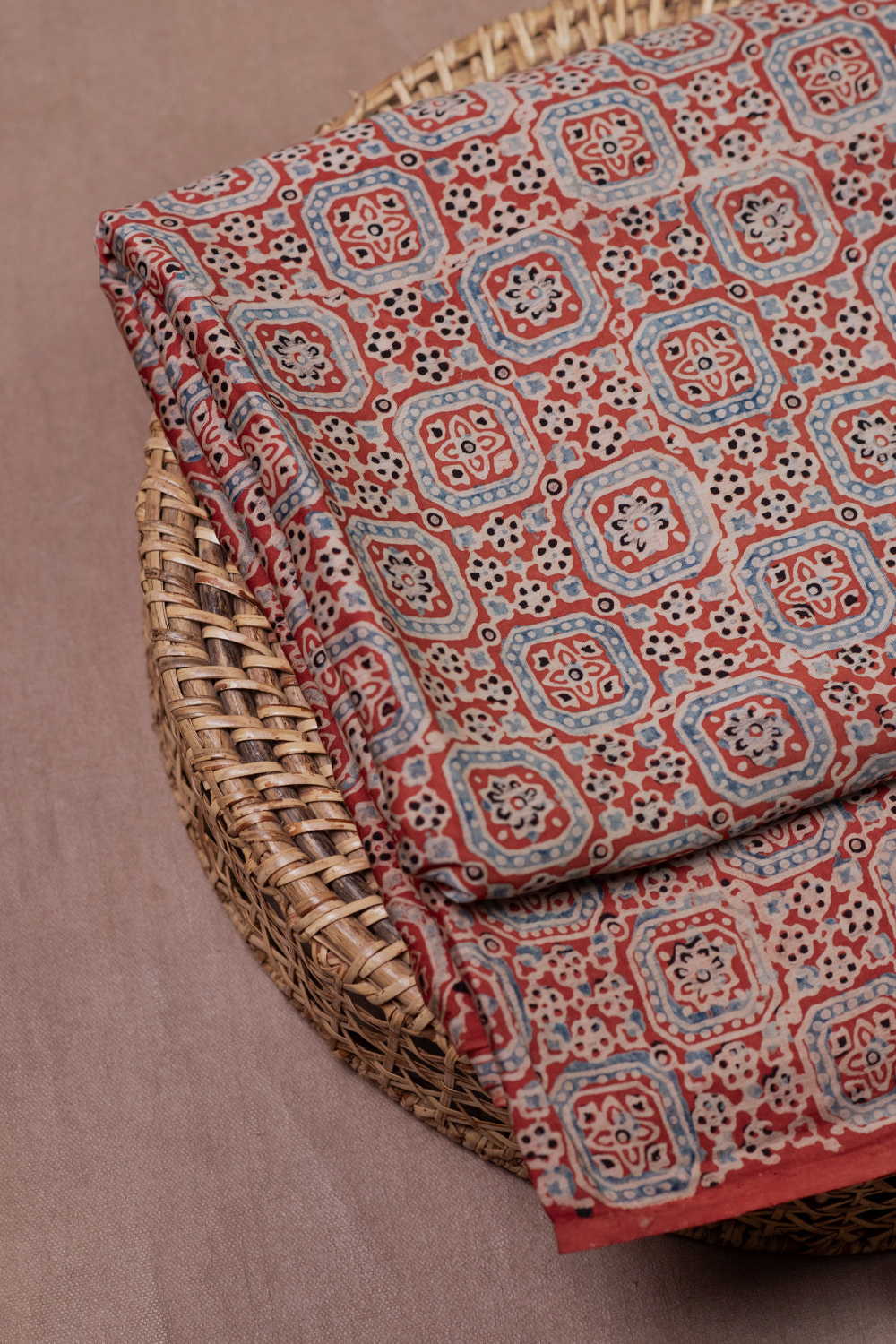 Ajrak Modal Silk Fabric - Matkatus 