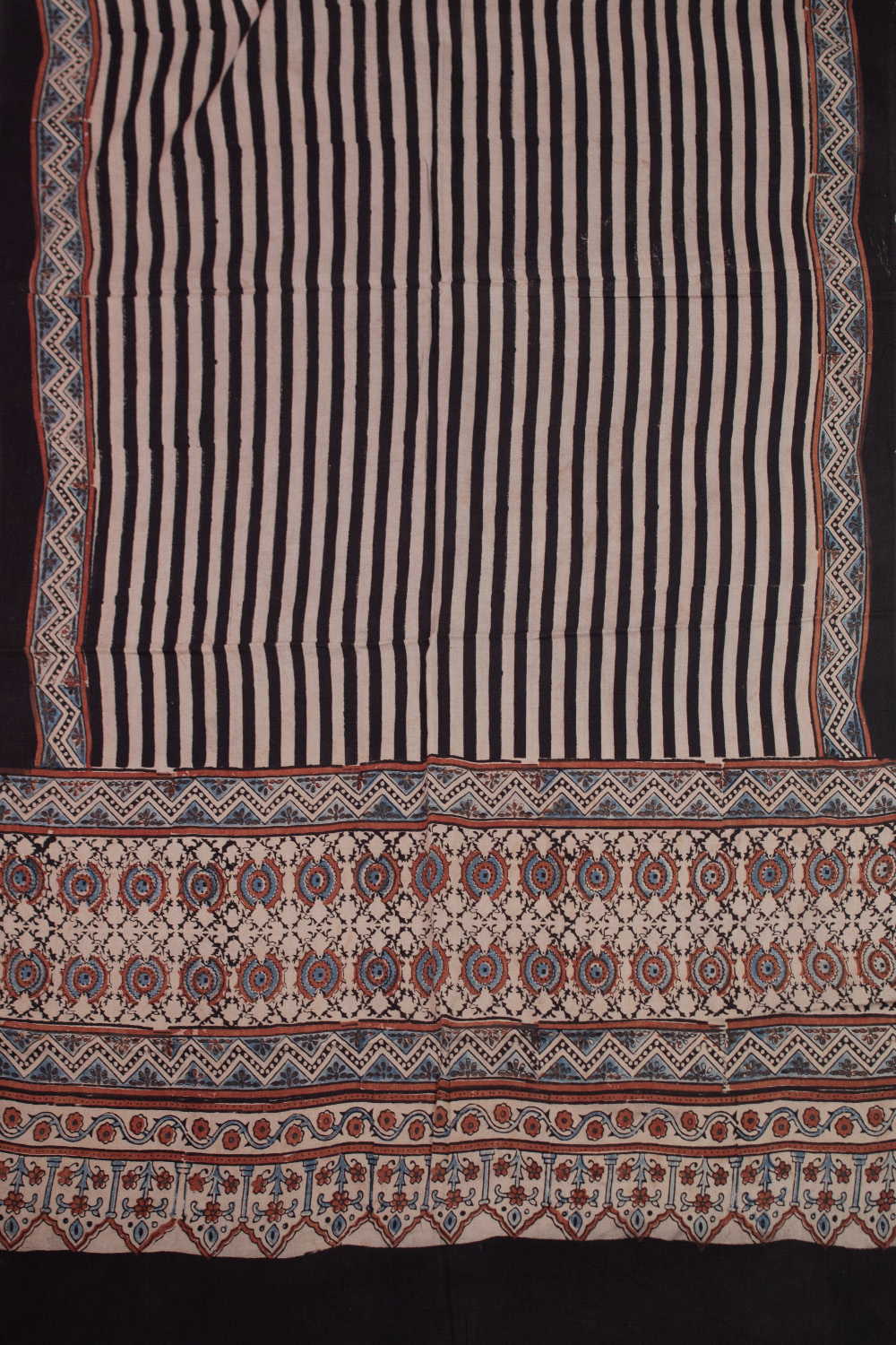 Ajrak Cotton Dupatta - Matkatus 