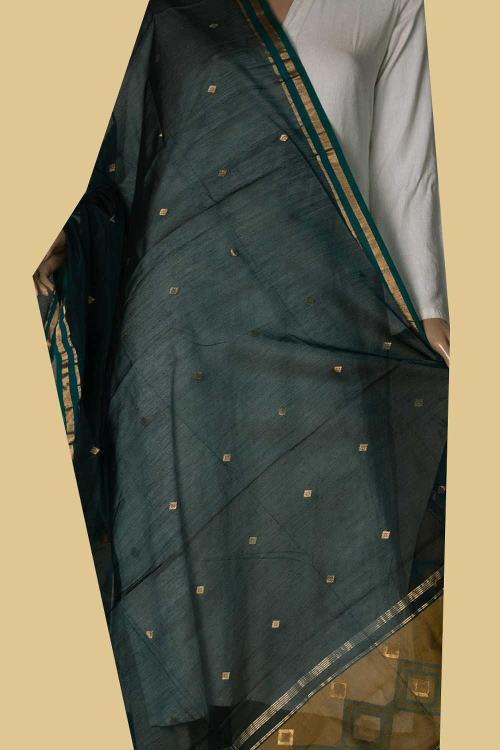 Handwoven Chanderi Dupattas - Matkatus