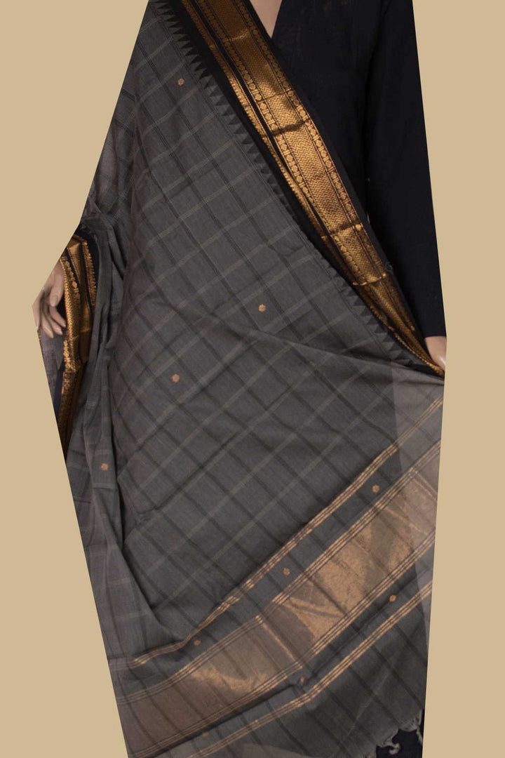 Kanchi Cotton Dupatta - Matkatus