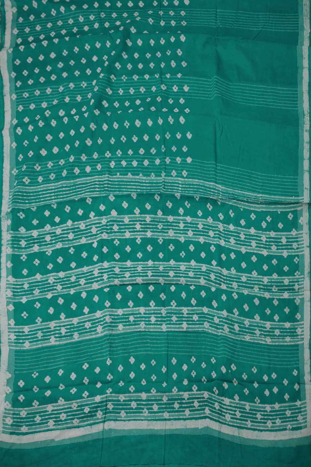 Block Printed Cotton Saree - Matkatus 