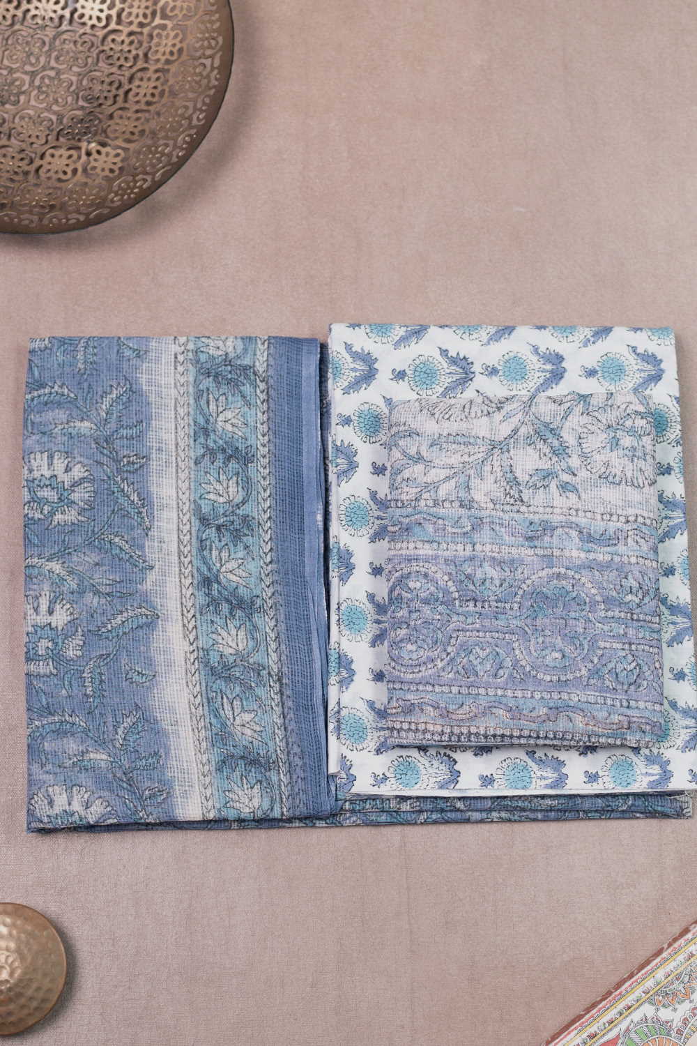 Block Printed Cotton Suits - Matkatus 