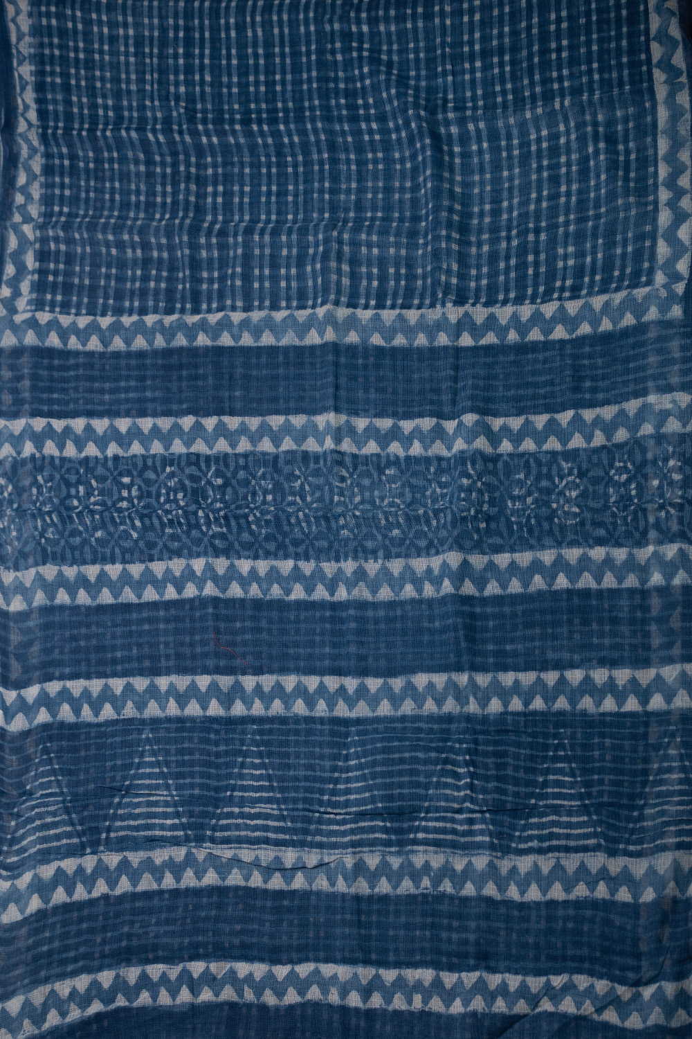 Block Printed Cotton Saree - Matkatus 