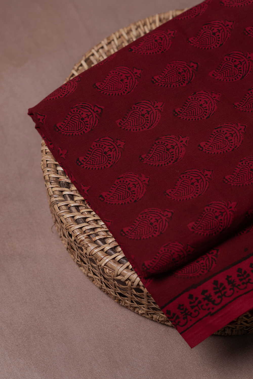 Bagh Print Cotton Fabric - Matkatus