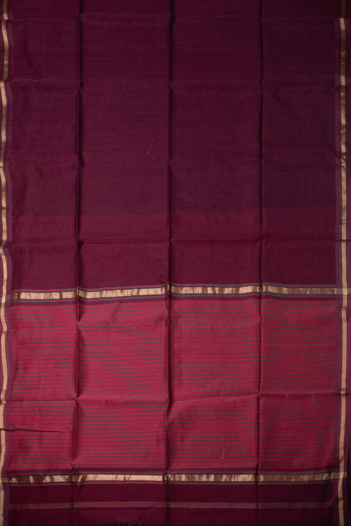Maheshwari Silk Cotton Saree - Matkatus 