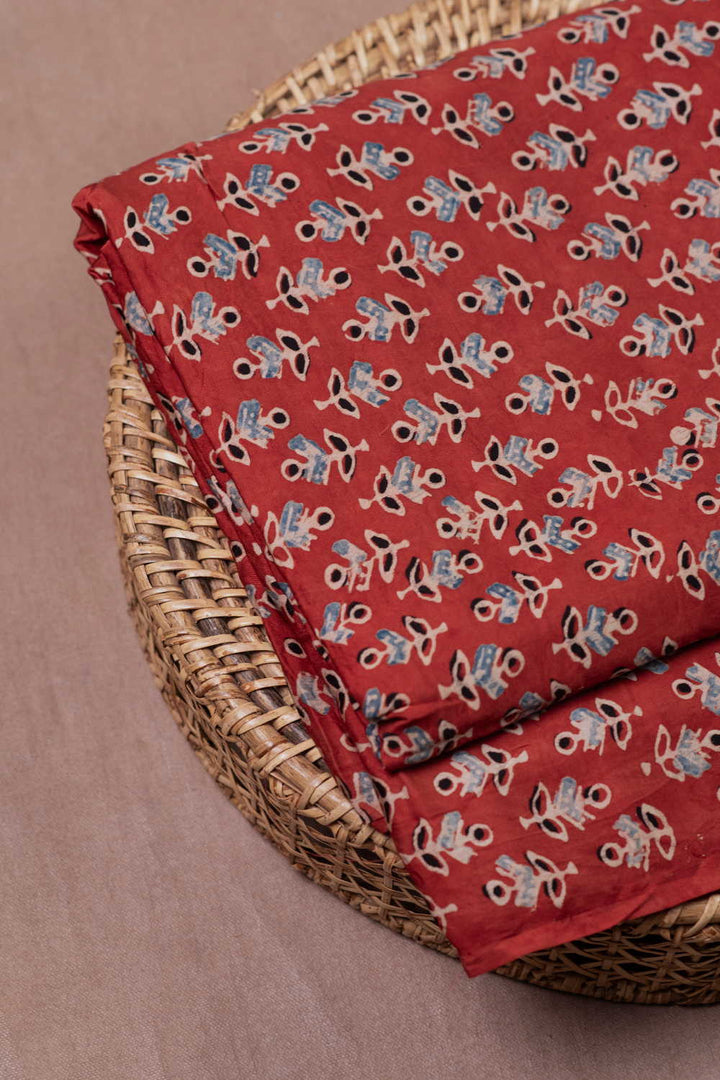 Ajrak Modal Silk Fabric - Matkatus 