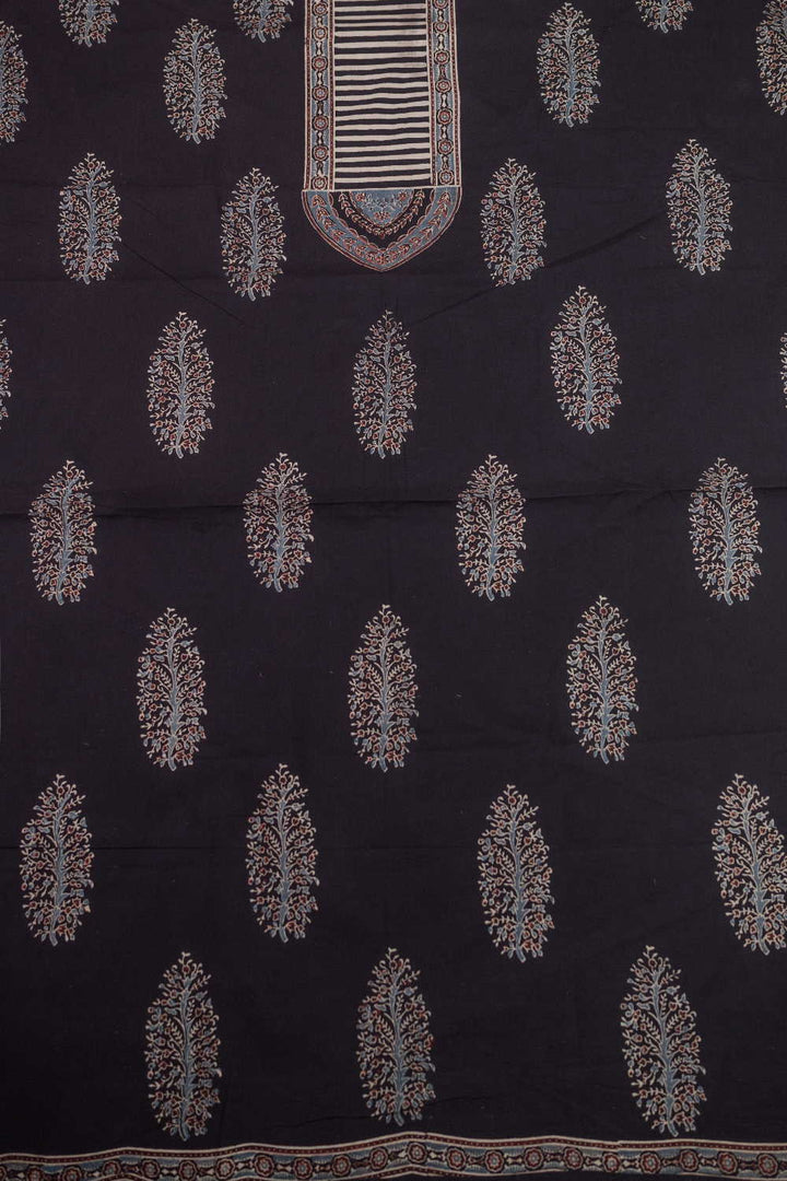 Block Printed Kurta Fabric - Matkatus 