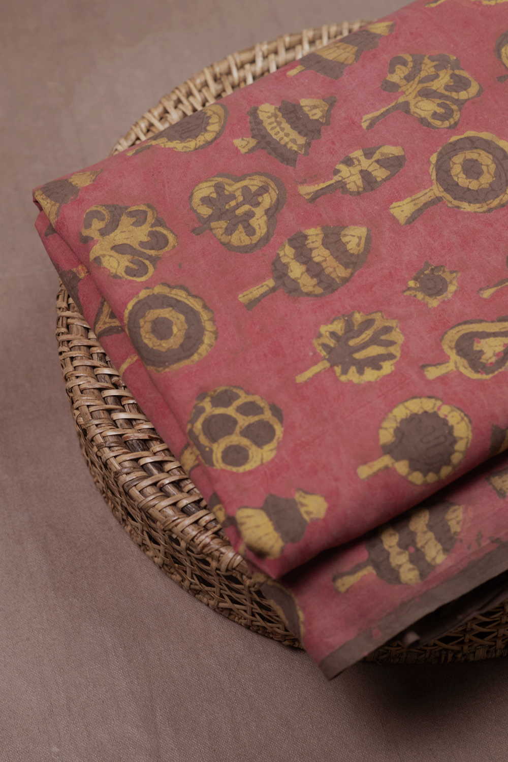 Block Printed Cotton Fabric - Matkatus 