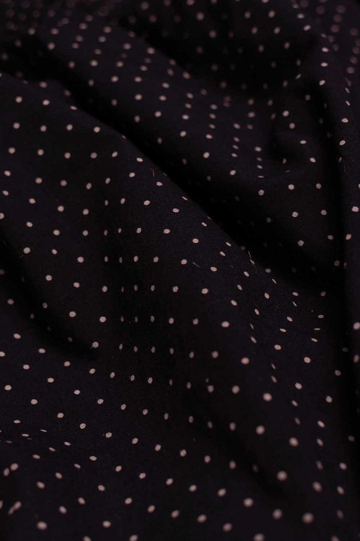 Black Ajrak Print Fabrics - Matkatus 