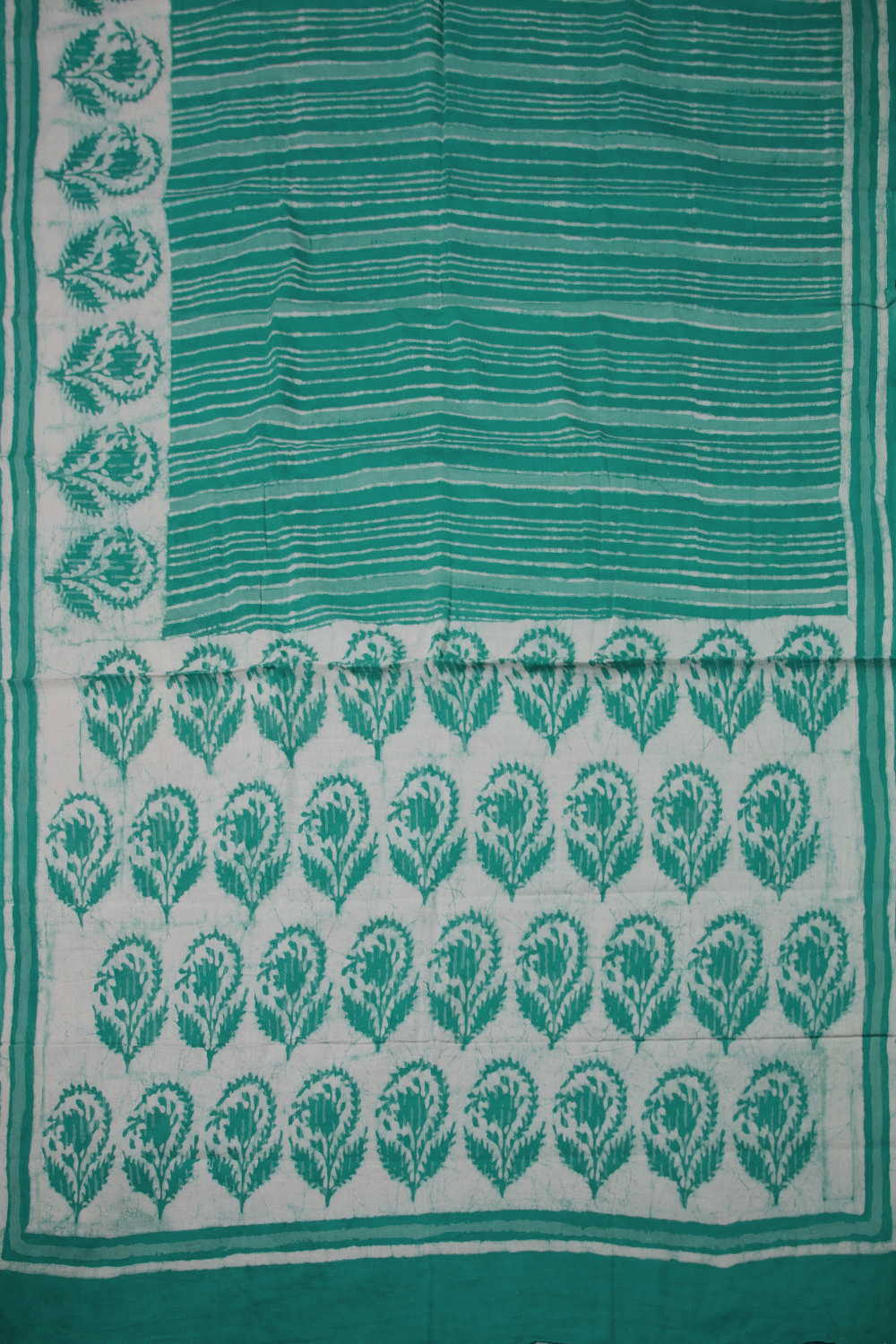 Block Printed Cotton Saree - Matkatus 