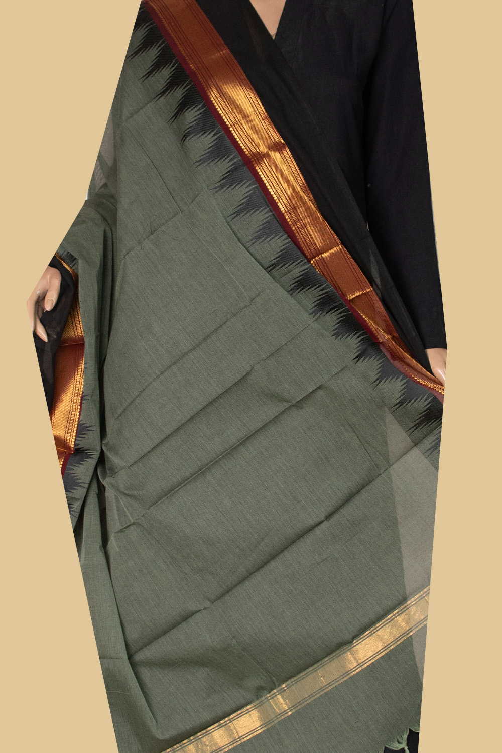 Kanchi Cotton Dupatta - Matkatus