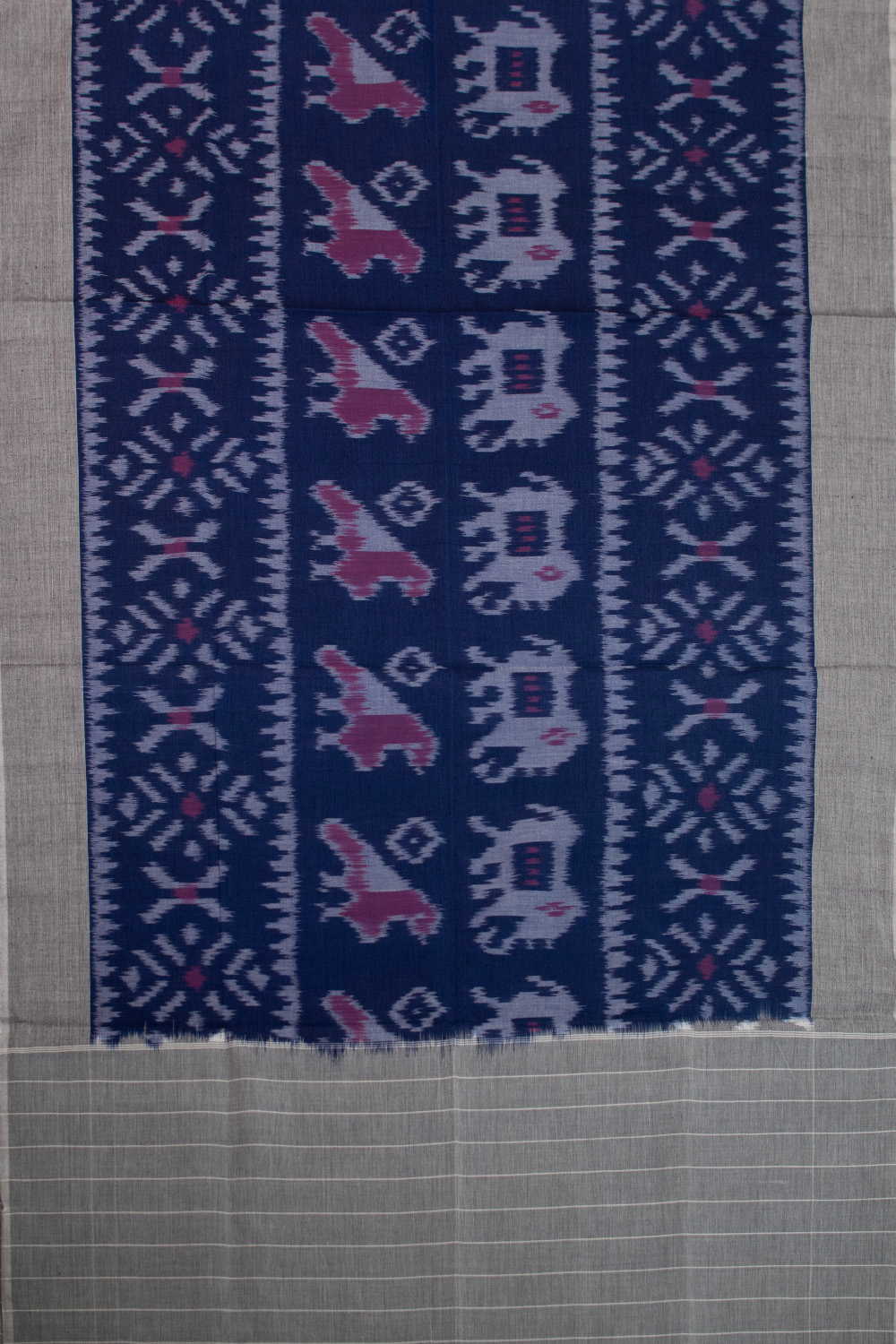 Ikat Cotton Dupatta - Matkatus