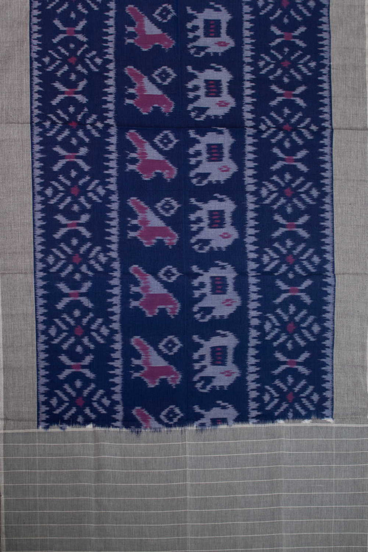 Ikat Cotton Dupatta - Matkatus