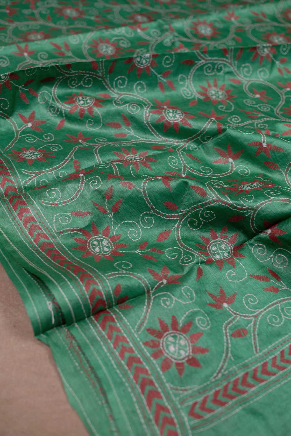 Tussar Silk Dupatta - Matkatus 