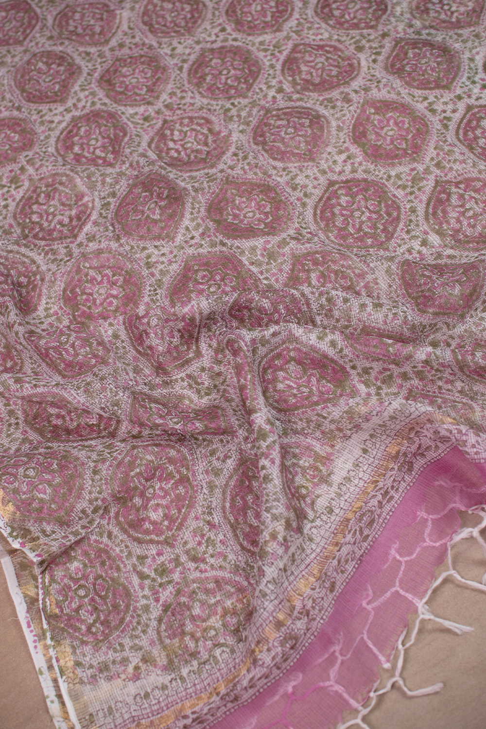 Block Printed Dupattas - Matkatus 